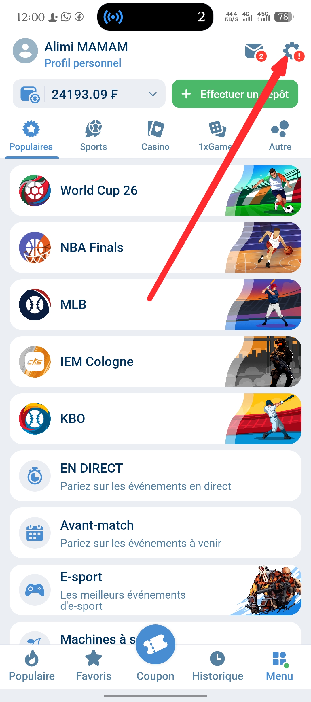 Étape 3